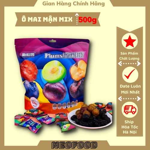 [Hỏa Tốc] Ô Mai Mận mix 6 Loại Túi 500gr