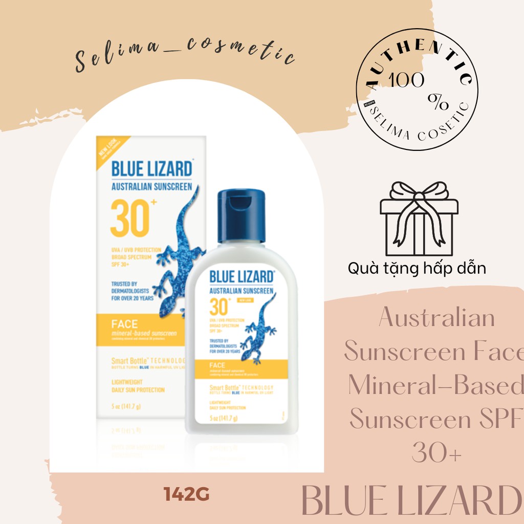 Kem chống nắng Blue Lizard Australian Sunscreen Face