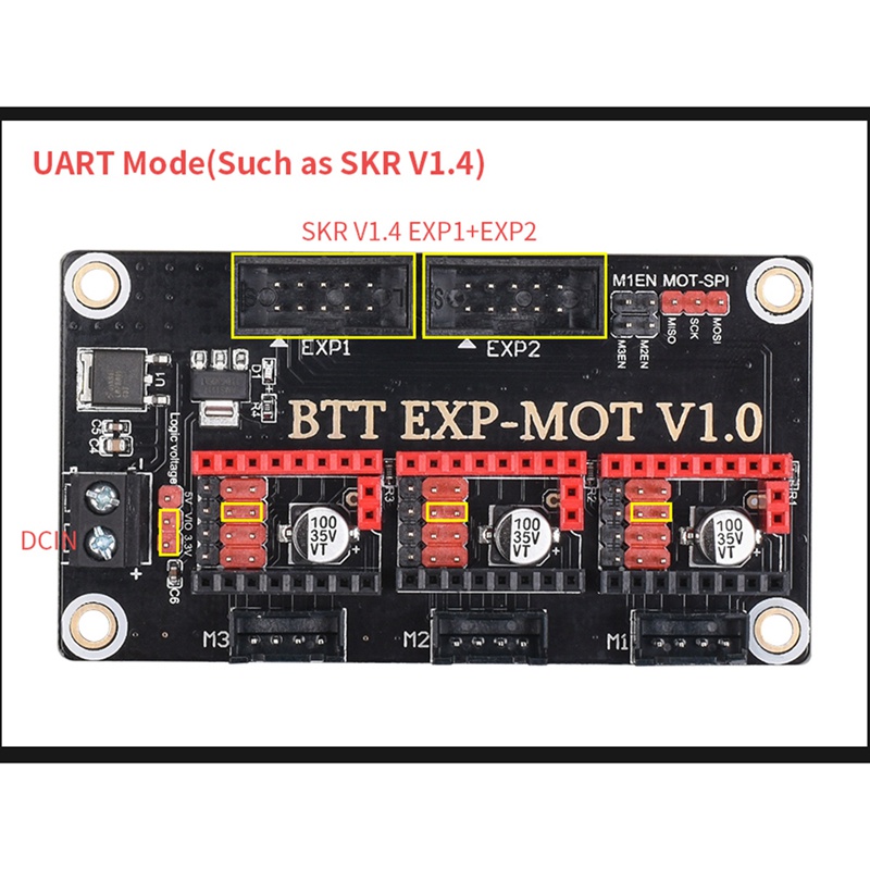 Bảng Mạch Mở Rộng Btt Exp Mot V1.0 Cho Máy In 3d Skr V1.4 Turbo Skr Pro Skr V1.3