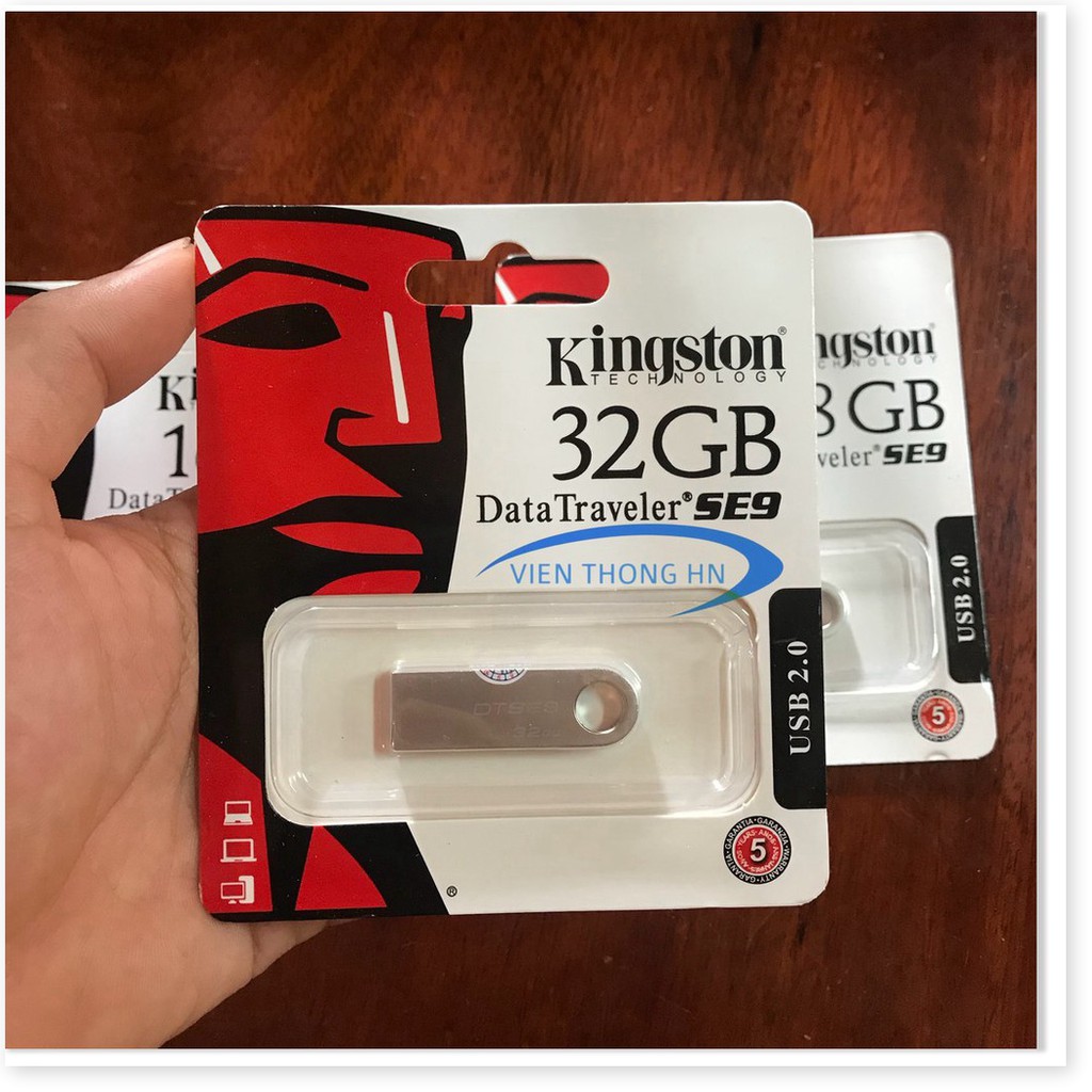 usb 2.0 kingston se9 8gb 16gb 32gb 64gb - ĐỦ DUNG LƯỢNG