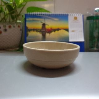 Chén nhựa Melamine kiểu cạn màu Đen/Nâu hàng Fataco (CO18)