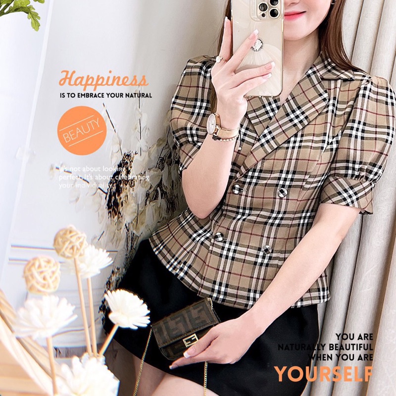 Áo vest kẻ CÓ BIGSIZE mặc mùa hè hay thu đông đều hợp thời trang dễ phối đồ GEM.VN