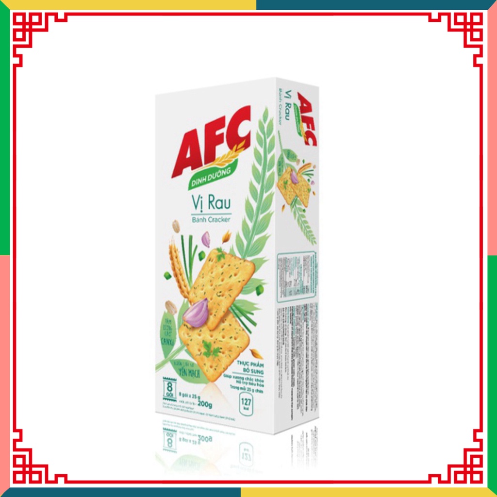 Bánh quy dưỡng chất AFC vị rau, hộp 200g