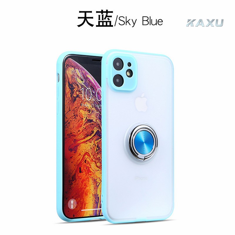 Ốp Lưng Trong Suốt Có Nhẫn Giá Đỡ Từ Tính Tiện Dụng Cho Iphone 7 8 6 6s Plus Xr Xs Max X 11 Pro Max