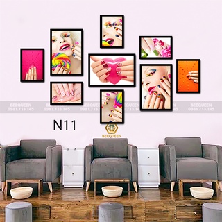 20 Bộ Tranh Trang Trí Tiệm Nail  - Tranh Nail Chất Lượng Cao