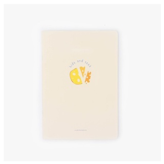 Vở Crabit Dotted Notebook Ruột Chấm Dot - Cheese (120 Trang - 18.3x26cm)