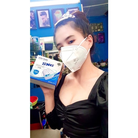 Khẩu trang y tế kháng khuẩn 5 lớp lọc khuẩn và bụi, siêu thoáng SN95 SNG Masks