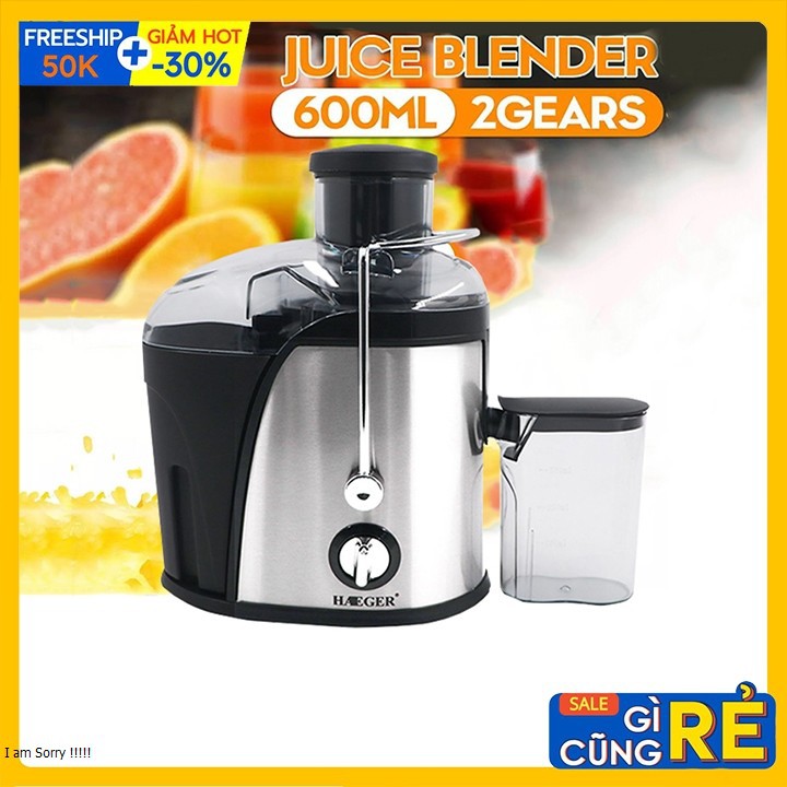 [Đại lý Chính Hãng] Máy ép hoa quả cao cấp, ép các loại trái cây Haeger
