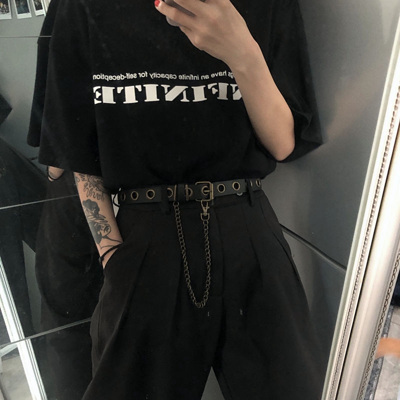 Thắt lưng mỏng khóa vuông kim loại thiết kế đơn giản dễ phối đồ dành cho nam 22549