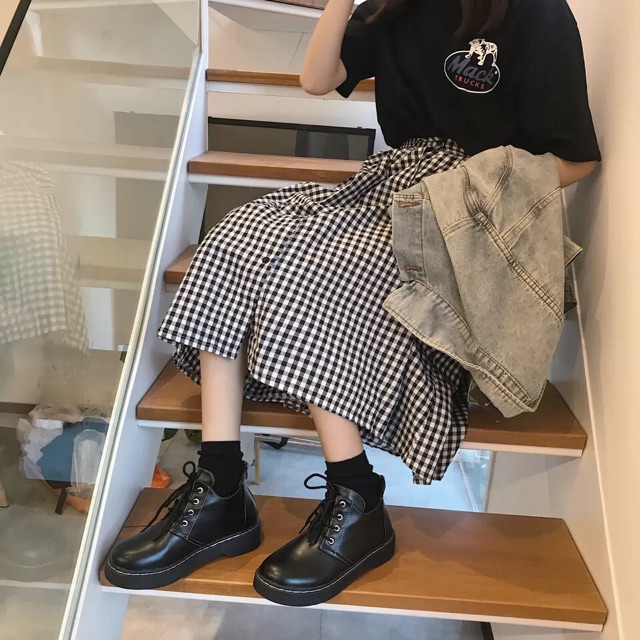 Giày Oxford đen ulzzang | BigBuy360 - bigbuy360.vn