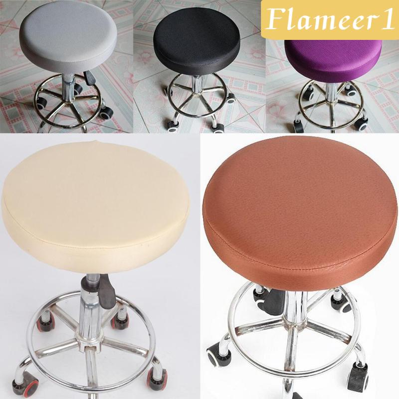 Vỏ Bọc Ghế Ngồi Hình Tròn Màu Đen Tháo Rời Được 30cm 1] Cho Tiệm Cắt Tóc