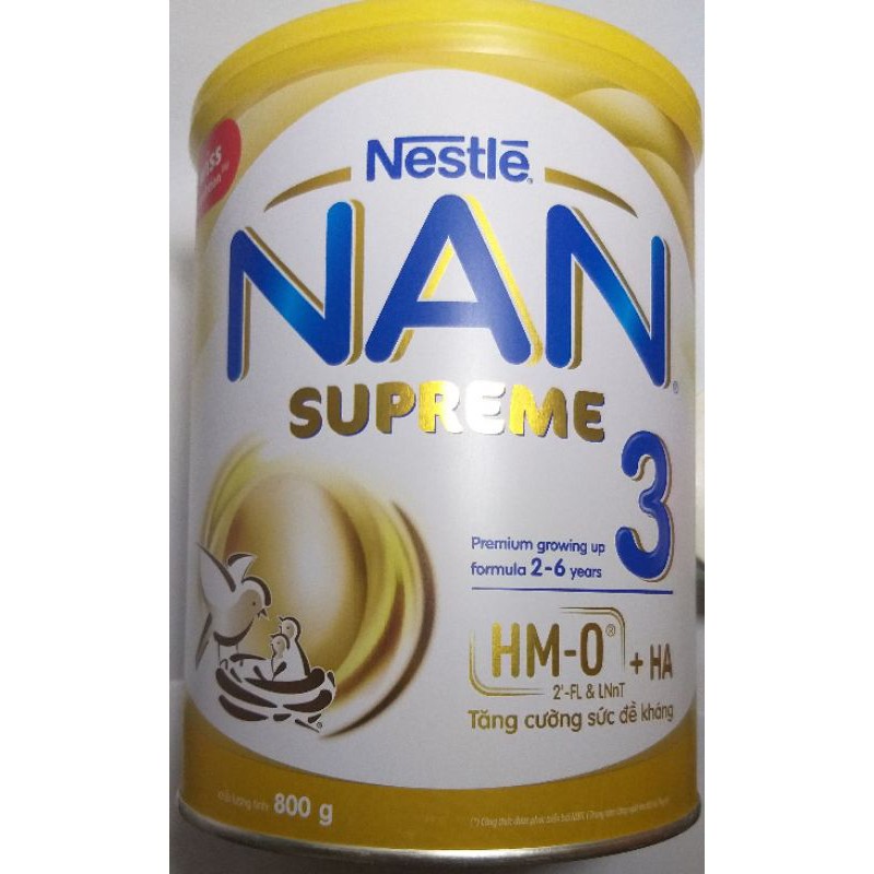 Sữa NAN Supreme Formula số 3 800g [HSD:08/2022]