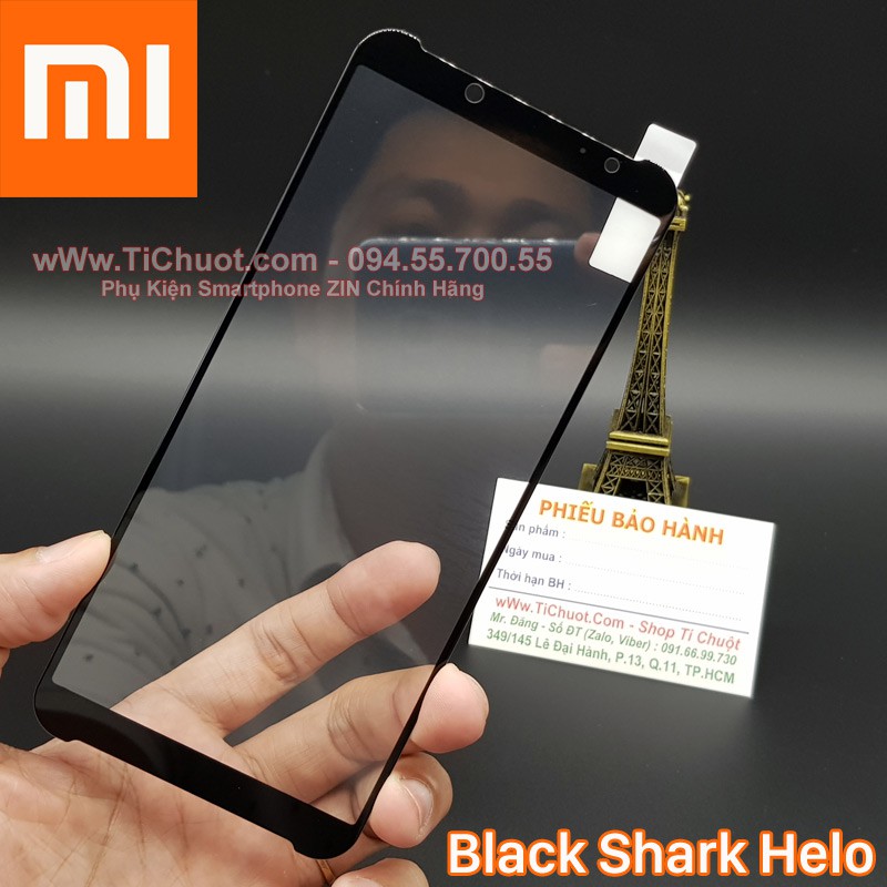 [Tặng Dầu Chống Hở Mép] Kính Cường Lực Xiaomi Black Shark Helo FULL Màn, FULL KEO Silicon