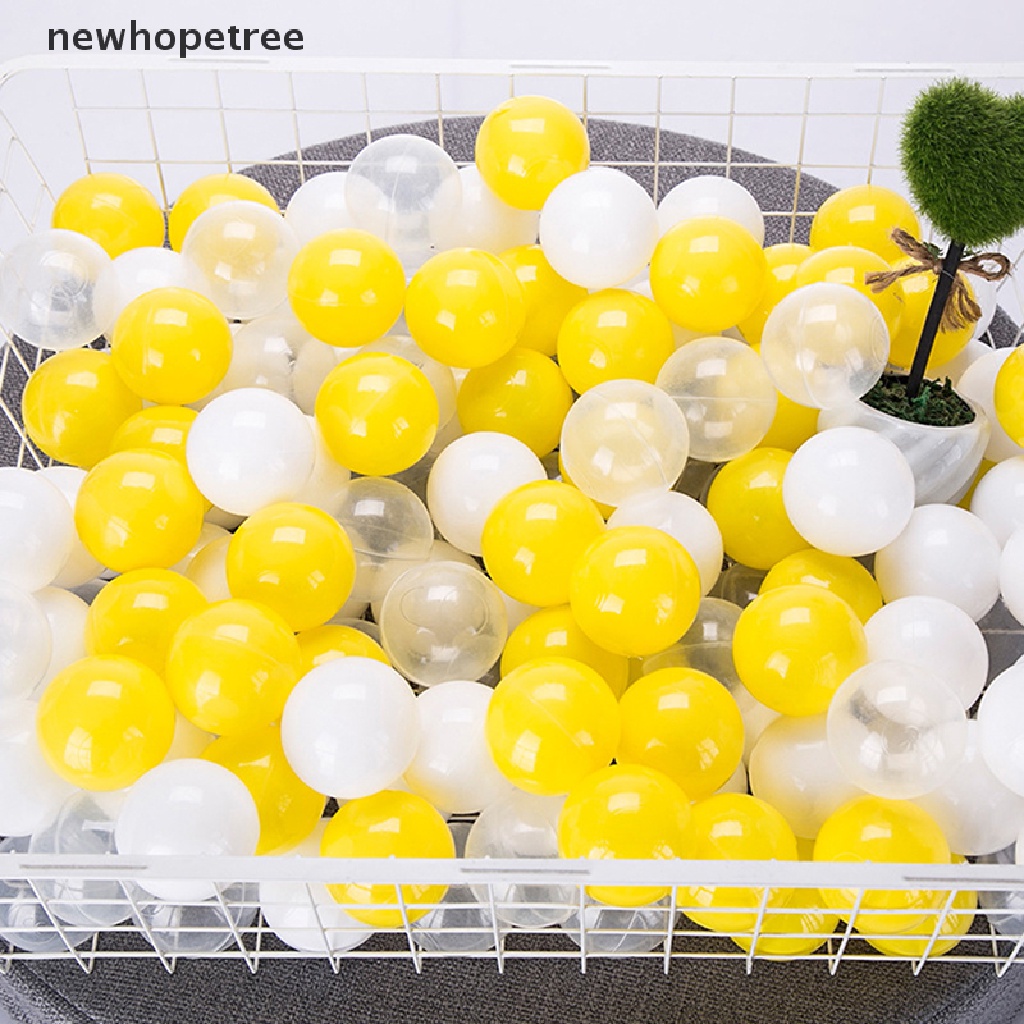 Set 100 quả bóng nhựa mềm thân thiện với môi trường dành cho bé