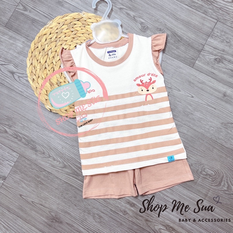MOMPA Bộ quần áo cộc tay mùa hè siêu xinh dành cho bé từ 1 đến 5 tuổi