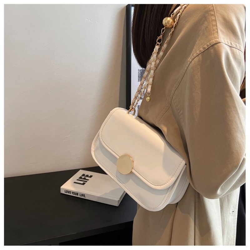 Túi Đeo Chéo Quai Xích Dáng Vuông Nhỏ Thiết Kế Đơn Giản Mới 2022 NB00393