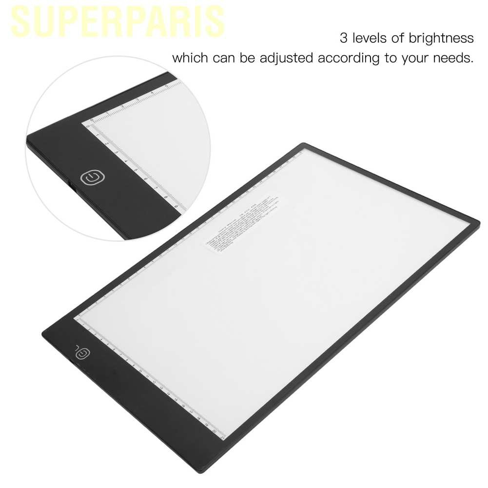 Bảng Vẽ Điện Tử Superpais A4 Có Đèn Led Và Phụ Kiện