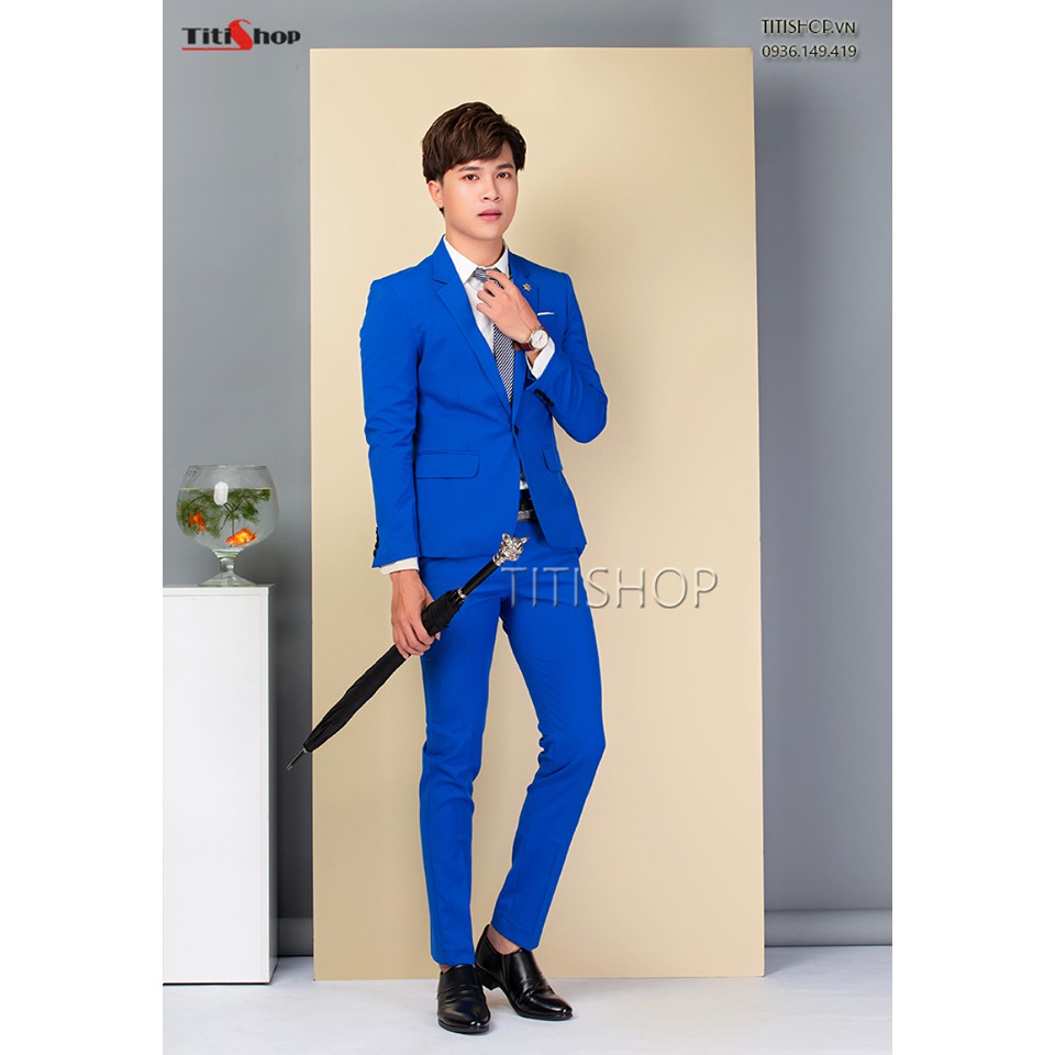 Áo Vest Nam TITISHOP AVN190 Xanh Dương