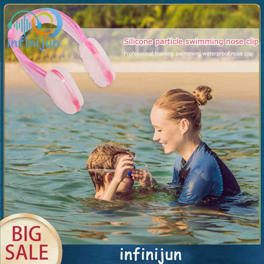 Kẹp Mũi Bằng Silicon Mềm Thoải Mái Tiện Dụng Khi Đi Bơi / Lướt Sóng
