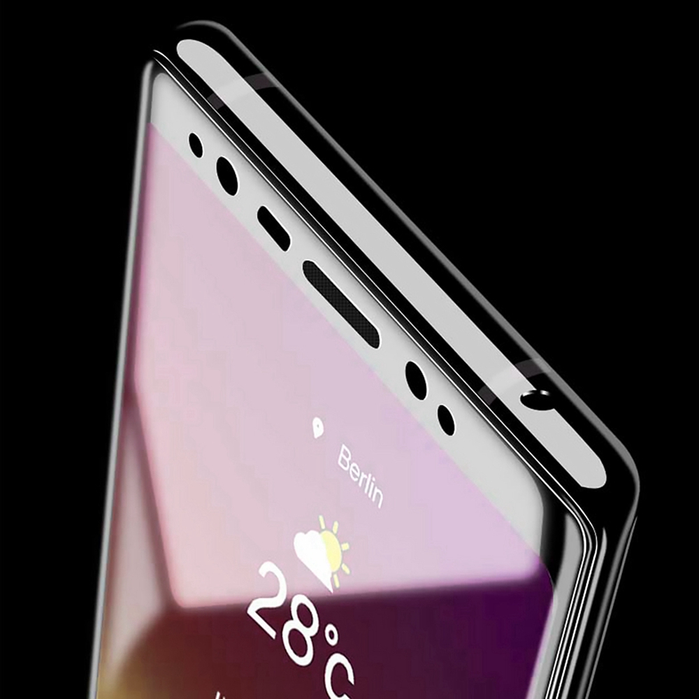 Kính cường lực cong 3D bảo vệ màn hình chống trầy xước cho Samsung Galaxy S8 Plus