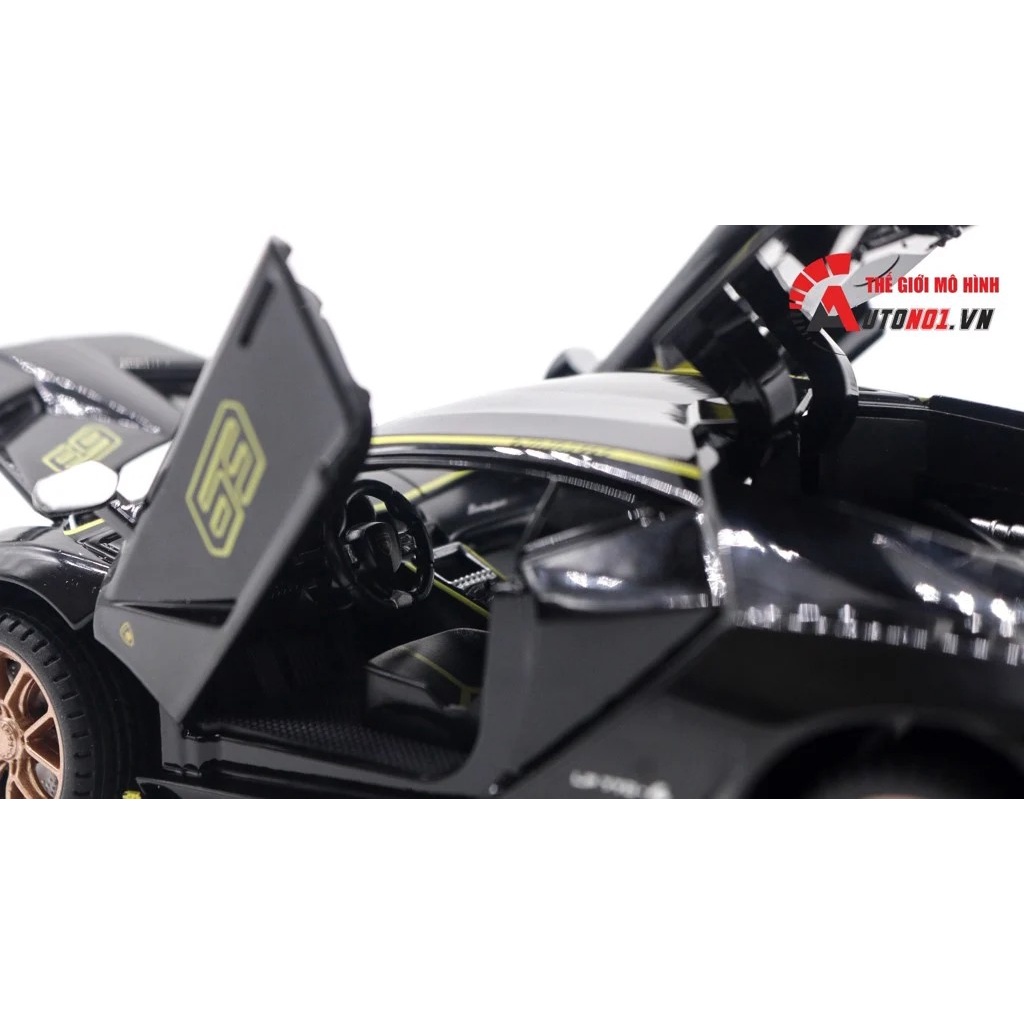 Mô hình Lamborghini Centenario Lp770-4 no.63 1:24 Miniauto 8050