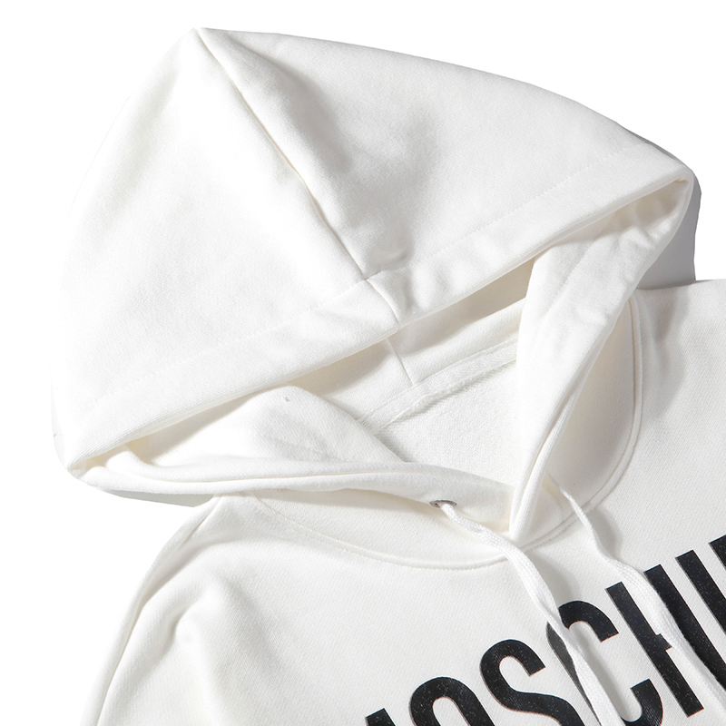 Áo Hoodie Dài Tay In Chữ Moschino Cá Tính Dành Cho Các Cặp Đôi