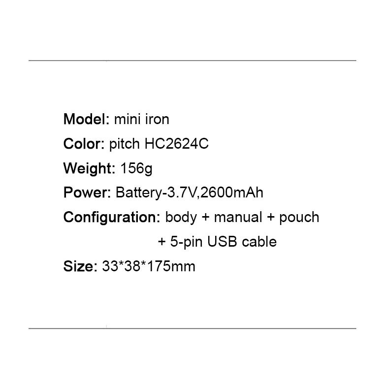 Máy duỗi tóc bằng sắt cầm tay BOMANN HC2624C