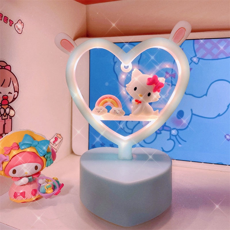 Đèn Ngủ Để Bàn Họa Tiết Hoạt Hình Melody Dễ Thương Xinh Xắn