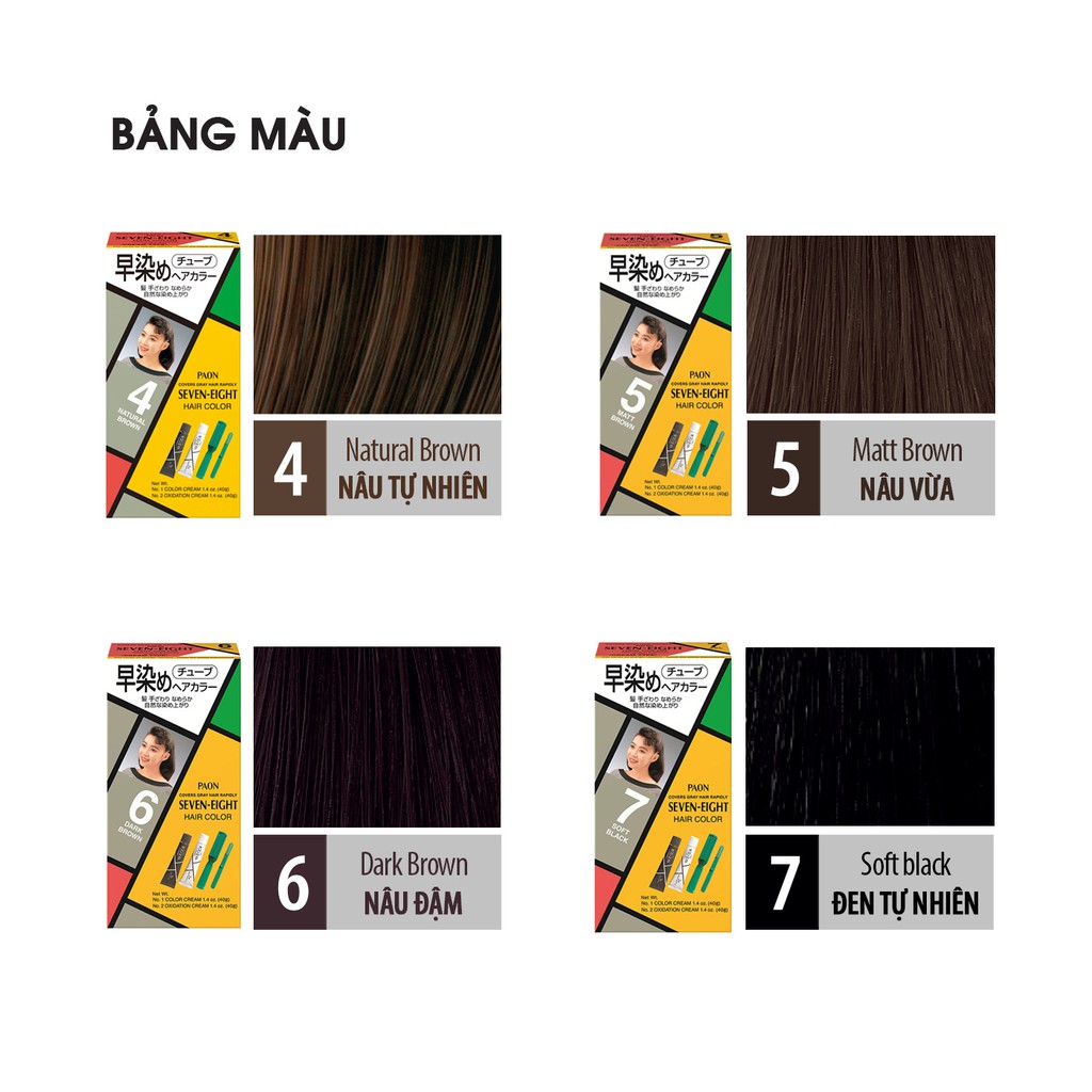 Nhuộm phủ bạc SEVEN EIGHT số 7  Nhật Bản