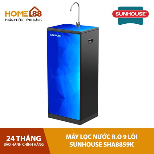 Máy lọc nước R.O 9 lõi SUNHOUSE SHA8859K chính hãng giá tốt