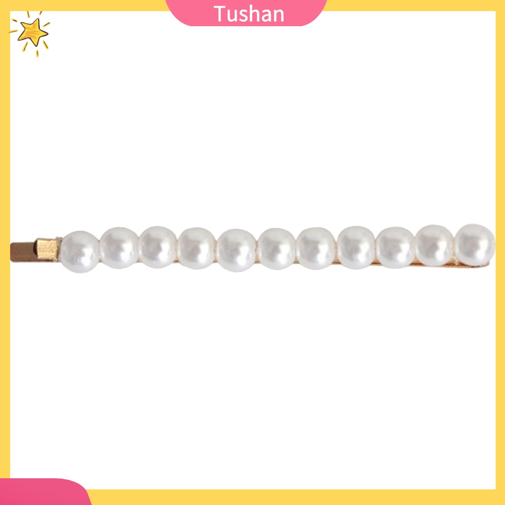 Kẹp tóc đính ngọc trai giả thời trang phù hợp làm quà tặng cho nữ/ bé gái