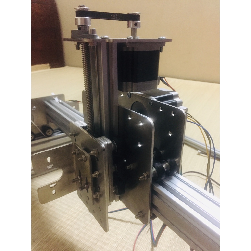 Khung máy khắc , máy phay CNC mini,Bích bằng inox