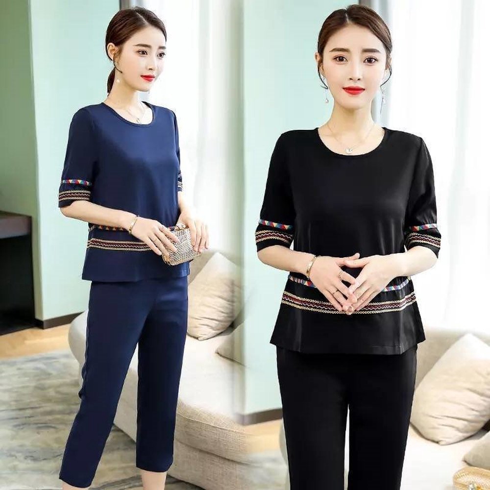 set đồ bộ ngắn tay form rộng phong cách năng động trẻ trung dành cho nữ | BigBuy360 - bigbuy360.vn