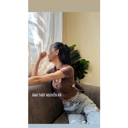 Áo thun cổ V siêu hot phobg cách trẻ trung , cá tính cho nữ