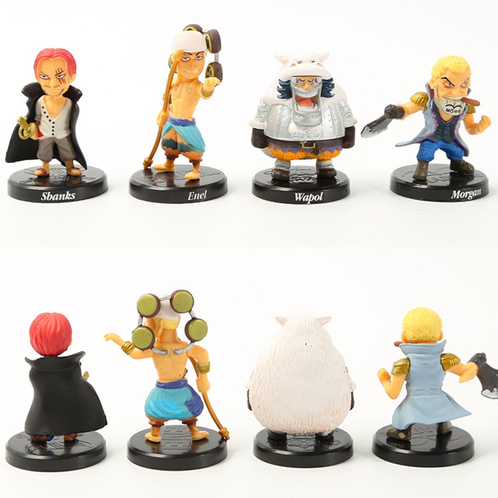 Set 12 mô hình nhân vật hoạt hình One Piece