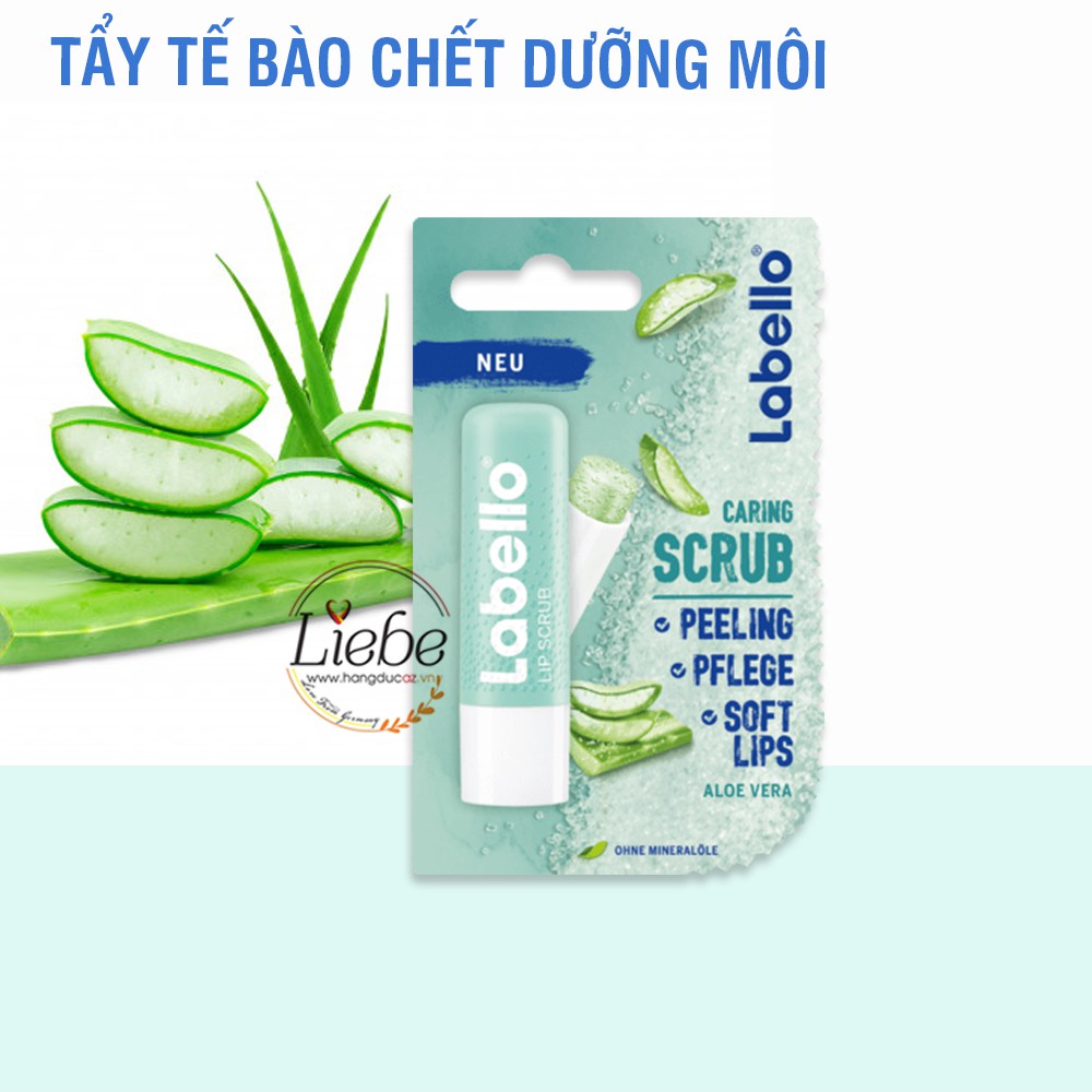 Son dưỡng môi Labello Đức hết khô môi, nứt nẻ cho da nhạy cảm, hàng chính hãng