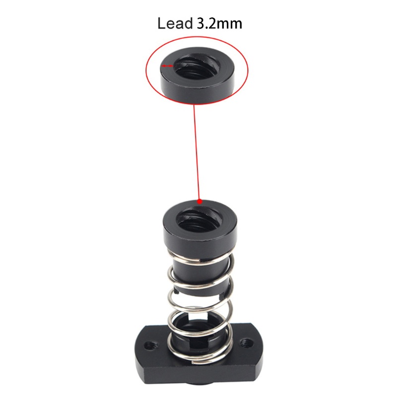 Đai Ốc T8 2mm / 8mm Cho Máy In 3D