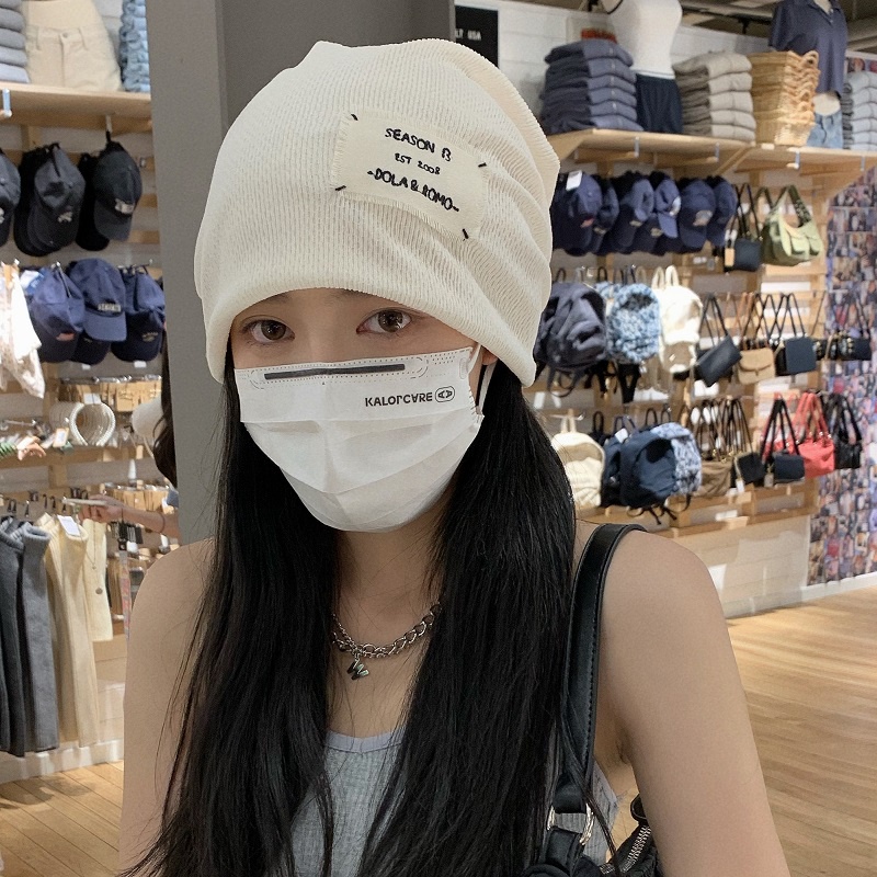 Mũ Trùm Đầu Vải Len Mỏng Giữ Ấm Thời Trang Mùa Thu Cho Nữ