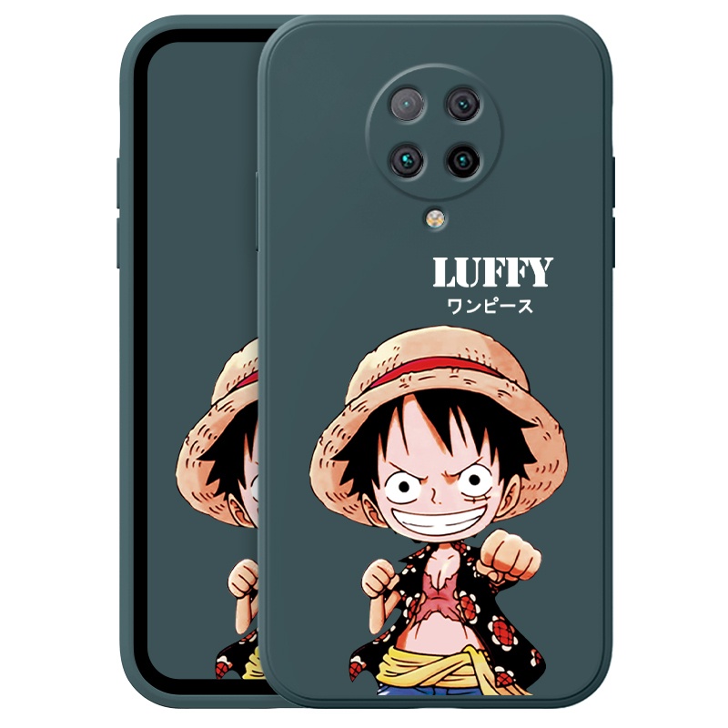 Ốp Điện Thoại Hình Luffy Dễ Thương Cho Xiaomi Redmi 9T K30 K40 K20 Pro Pocophone Poco F2 Phone Casing  Silicon Fashion Camera Lens Protector Full Cover simple Liquid silicone Cases