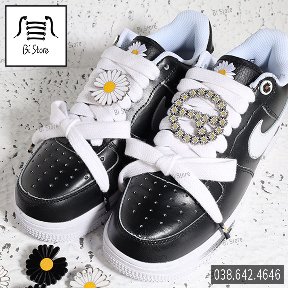 Phụ kiện giày AF1 Paranoise GD - Nút PMO, móc treo hoa cúc, dây giày,...