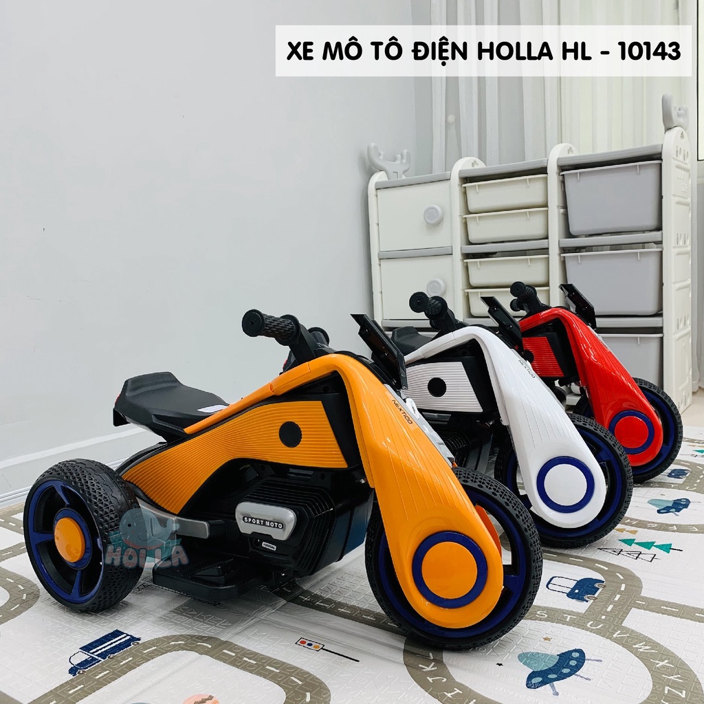 Xe máy điện Moto địa hình Holla HL-10143 chính hãng | Xe máy điện trẻ em - Đồ chơi vận động ngoài trời cho bé