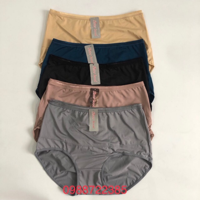 Quần lót nữ bigsize thun lạnh cạp cao che bụng Sisterhood 773