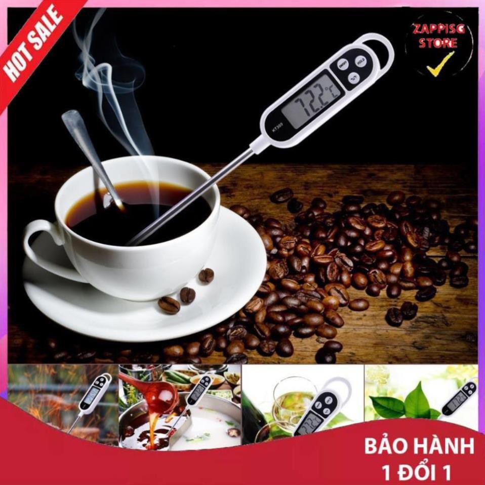 nhiệt kế dùng trong nấu ăn,Nhiệt kế nấu ăn, pha sữa KT300 (màu trắng)  - Bảo hành 1 đổi 1 y