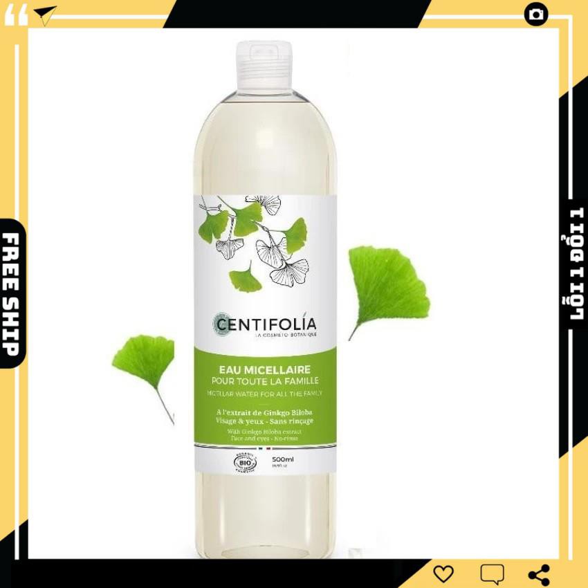 [HOẢ TỐC HN] Nước Tẩy Trang Rau Má Centifolia Micellaire Water Pháp 500ml