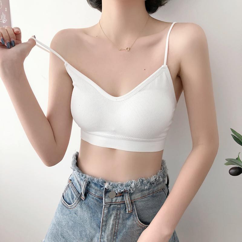 SUXI Áo ngực không gọng mềm mại kiểu Hàn Quốc dành cho nữ