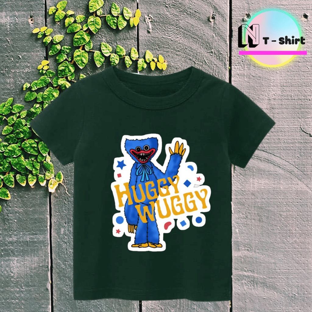 Áo thun cho bé trai in hình hoạt hình Poppy Playtime, Áo cotton mặc mát thoải mái NTShirt 07
