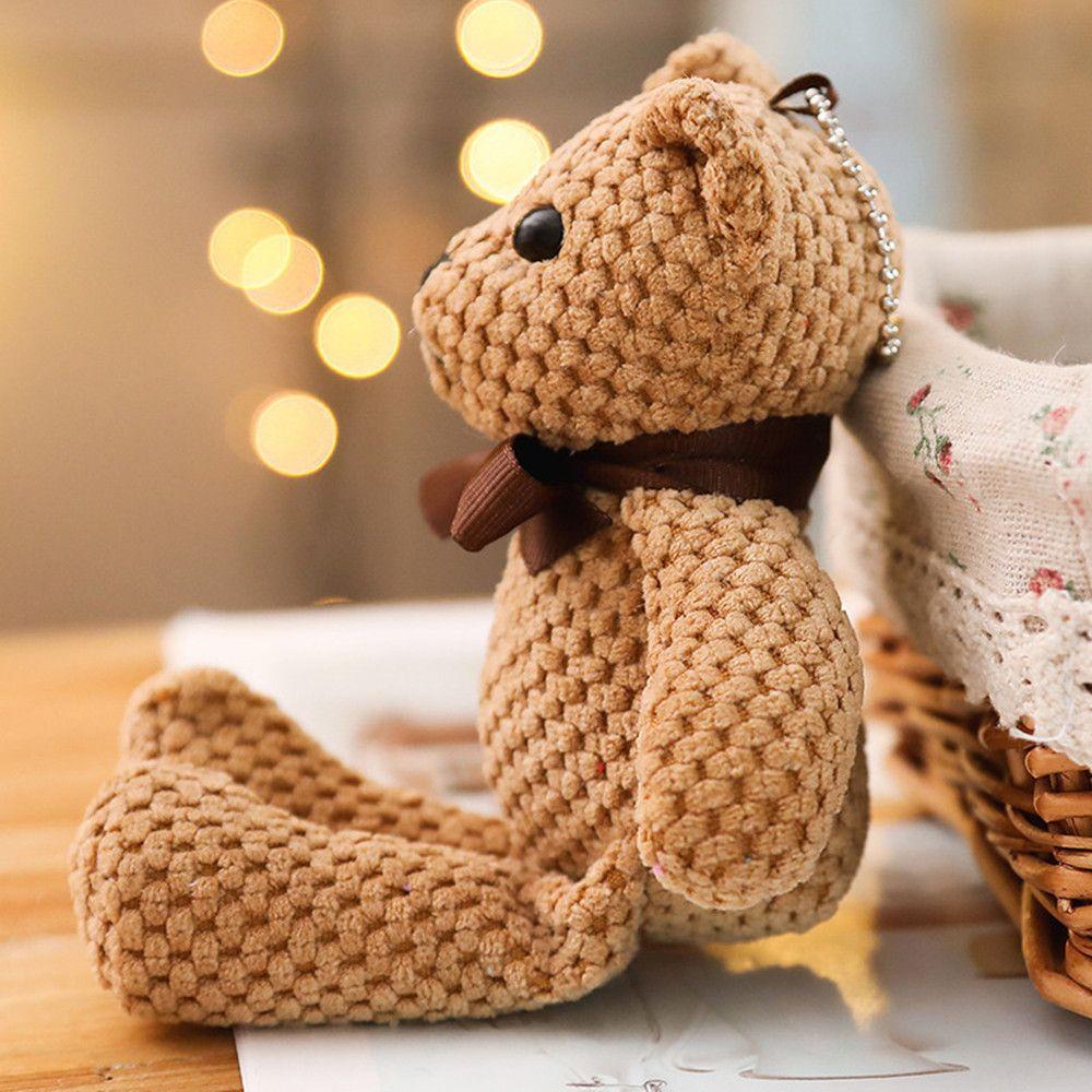 Móc Khóa Hình Gấu Bông Mềm Mại Dễ Thương