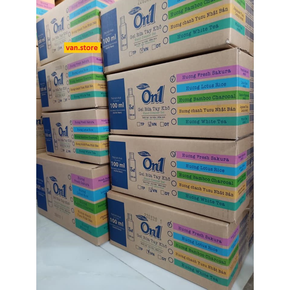 [Sẵn Hàng] Dung Dịch Rửa Tay Khô On1 (Đủ Loại Dung Tích) - Dung Dịch Rửa Tay Khô Select 650ml Hương Trà Xanh