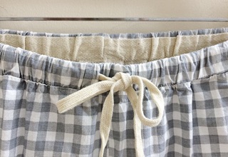Quần baggy sọc caro