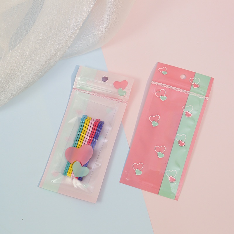 Set 10 chiếc Kẹp tăm cầu vồng Ulzzang - kẹp tóc Blackpink cá tính Molangshop